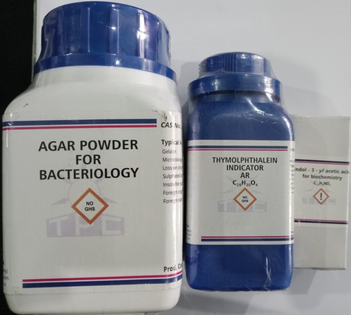 Chemicals used in tissue culture, agar powder, 